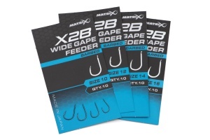X2B Wide Gape Feeder Size 12 Barbed - Img 4