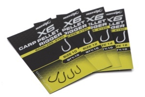 X6 Carp Pellet Rigger Size 16 Barbless - Eyed - Img 3