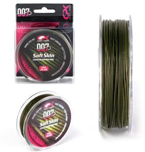 007 CPK SOFT SKIN Hooklink 15lb GREEN