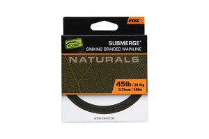 Fir Fox Submerge Naturals Sinking Braid Mainline, Naturals Green, 600m - Img 2