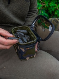 Geanta Impermeabila pentru Accesorii Fox Aquos Camo EVA Bag, Small, 14.5x9x7cm - Img 2