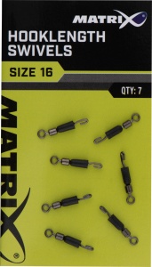 Hooklength Swivels Size 16 7pcs