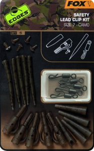 Kit Monturi Fox Edges Safety Lead Clip (nr.7) Camo, 5x5buc/set - Img 2