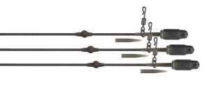 Montura Fox Edges Tuff Tungsten Tubing Heli Clip Rigs, 50cm, 3buc/pac