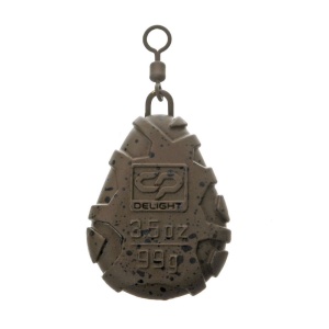 Plumb Carp Pro Delight Flat Pear Swivel Lead - Img 2
