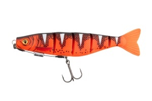 Pro Shad Jointed Loaded 18cm 7" UV Red Wake - Img 1