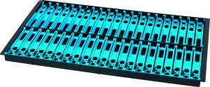Tava Modulara + 42 Suporturi Monturi/Linii Matrix Pole Winders Trays, Light Blue, 13cm