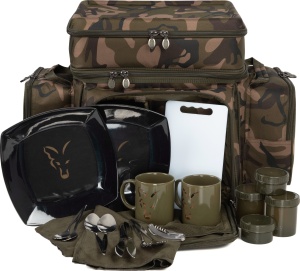 Trusa Picnic cu Geanta Frigorifica Fox Camolite 2 Person Session Cooler/Food Bag, 45x65x43cm - Img 2