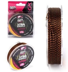 Xtra Supple hooklink brown 25lb / 15m