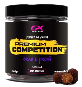 BOILIES CARLIG OS COMPETITION CRAB & PRUNA 20 & 24mm 140g DUMBELLS