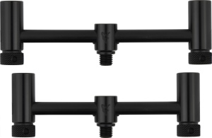Buzz bari Fox Black Label Slim Adjustable 2 Rod Buzz Bars 110mm 125mm - Img 1