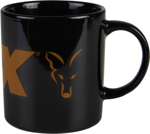 Cana Ceramica Fox Collection Black & Orange Logo Ceramic Mug - Img 2
