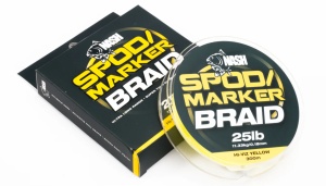 Fir textil Nash Spod & Marker Braid, Hi-viz Yellow, 0,18 mm, 25 lbs/11.33 kg, 300 M