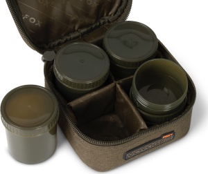 Geanta Momeala Fox Voyager 6 Pot Hookbait Case, 17x17x10cm - Img 2