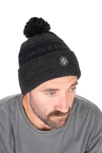 Grey Sherpa Bobble Hat - Img 2