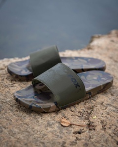 Papuci FOX Sliders Khaki Camo - Img 3