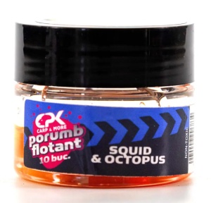 PORUMB FLOTANT in dip SQUID OCTOPUS (Fabricat in ROMANIA)