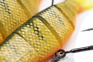 Pro Shad Jointed Loaded 18cm 7" UV Natural Perch - Img 4