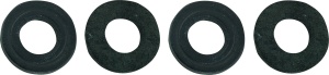 Saibe FOX Black Label Leather Washers, 4buc/set