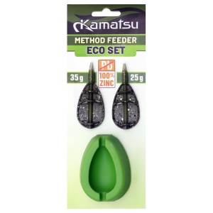 Set Method Feeder Kamatsu 2 Momitoare 25+35gr+Mould Eco Light - Img 2