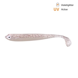 Shad Zeck ZANDER Gummi 12cm Violettglitter 3buc