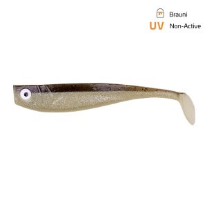 Shad Zeck ZANDER Gummi 9cm Brauni 3buc