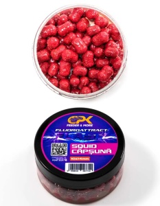 BOILIES CARLIG FLUOROATTRACT+ SQUID & CAPSUNA 16 & 20mm 120g (cu pluta)