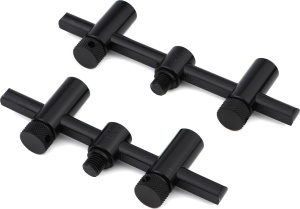 Buzz bari Fox Black Label Slim Adjustable 2 Rod Buzz Bars 110mm 125mm - Img 2