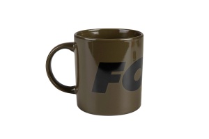 Cana Ceramica Fox Collection Green & Black Logo Ceramic Mug