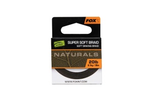 Fir Textil FOX Edges Naturals Soft Braid Hooklength, 20m