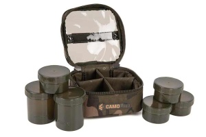 Geanta Momeala Fox Camolite 6 Pot Hookbait Case, 17x17x10cm - Img 2