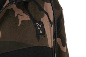 Hanorac Fox Light Weight Black/Camo Split Zip Hoody - Img 5