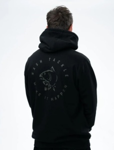 Hanorac Nash Make It Happen Carp Logo Hoodie, Black - Img 4