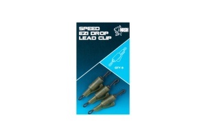 Kit Clips + Vartej Rapid pentru Plumb Pierdut Nash Speed Ezi Drop Lead Clip, 8buc/plic