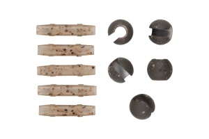 Kit Fox Edges Tubing Tungsten Heli Bead, 5buc/plic