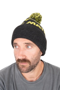 Lime & Grey Bobble Hat - Img 2