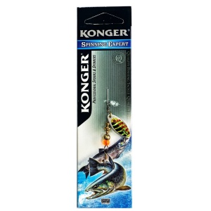 Lingura Rotativa Konger Chimera No.0 2.5gr S33 Holo Gold Stripes