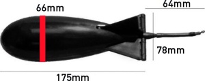 Racheta nadire Spomb LargeX Black - Img 2