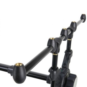 Rod Pod Carp Pro 4 Rods Anodized Black, 3/4 posturi - Img 2