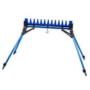 Suport Lansete Garbolino Kit Silver Base 12pozitii 4 Picioare XXL 70-100cm Anti-Vant - Img 1