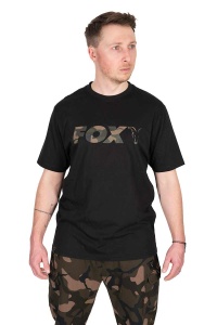 Tricou Fox Black/Camo Logo T-Shirt