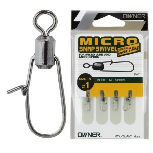 Vartej Agrafa Owner 52809 No.1 7kg Micro Snap Swivel