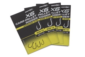 X6 Carp Pellet Rigger Size 16 Barbless - Eyed - Img 4