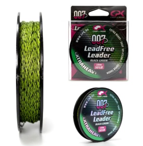 007 CPK LEAD FREE LEADER 50lb BLACK GREEN