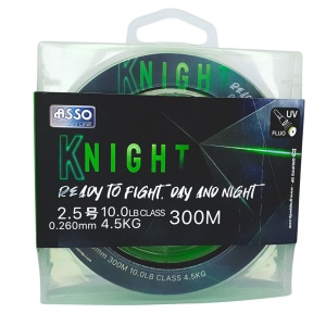 Asso Knight 300m 0.260mm 4.5kg Fluorescent Chartreuse - Img 2