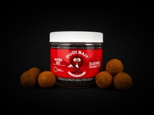 Boilies Solubil pentru carlig Mister Red "Super Hot" "GLAZURATE" 20 mm
