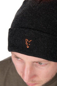 Caciula Fox Collection Bobble Hat Black/Orange - Img 4