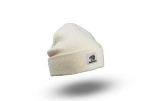 Caciula NASH Make it Happen Badge Beanie Hat Ecru