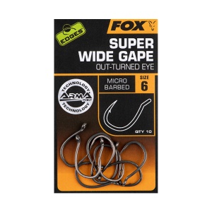 Carlige FOX Edges Armapoint Super Wide Gape (Out-Turned Eye), 10buc/plic - Img 2