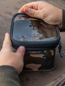 Geanta Impermeabila pentru Accesorii Fox Aquos Camo EVA Bag, Small, 14.5x9x7cm - Img 3